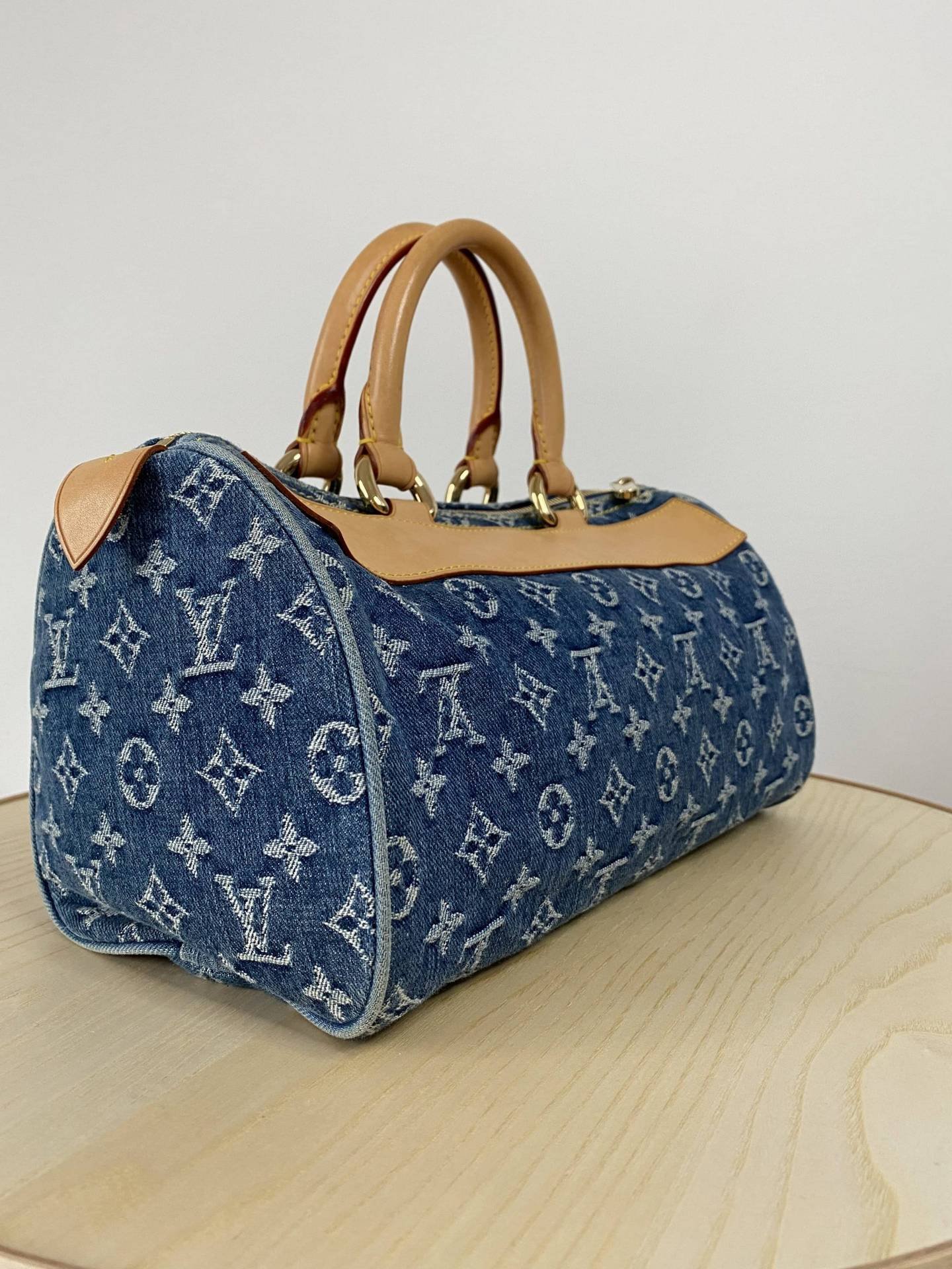 Louis Vuitton Vintage - Monogram Denim Trousse Speedy PM Bag