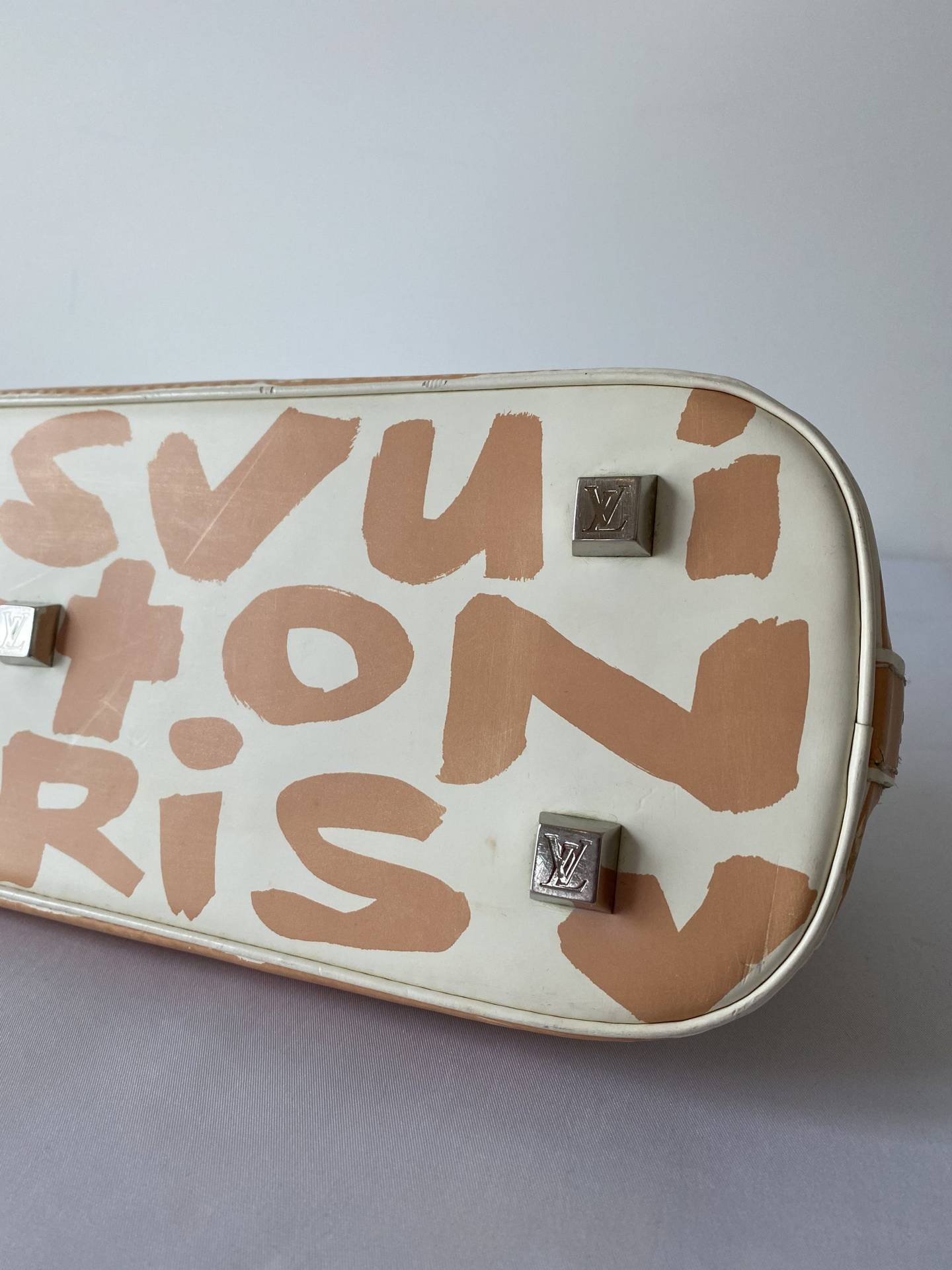 Louis Vuitton Beige Graffiti Horizontal Alma Bag