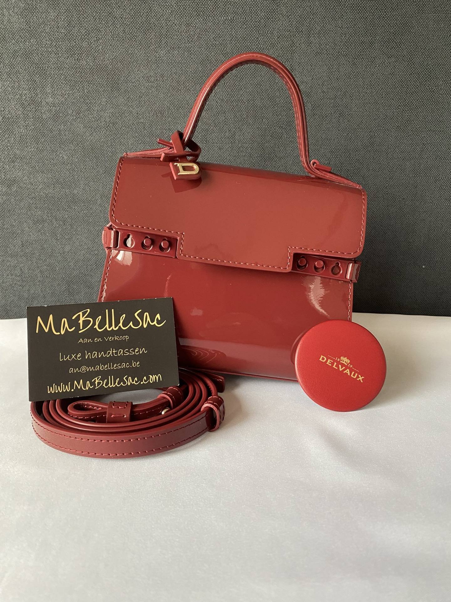 Delvaux tempete small size, 名牌, 手袋及銀包- Carousell