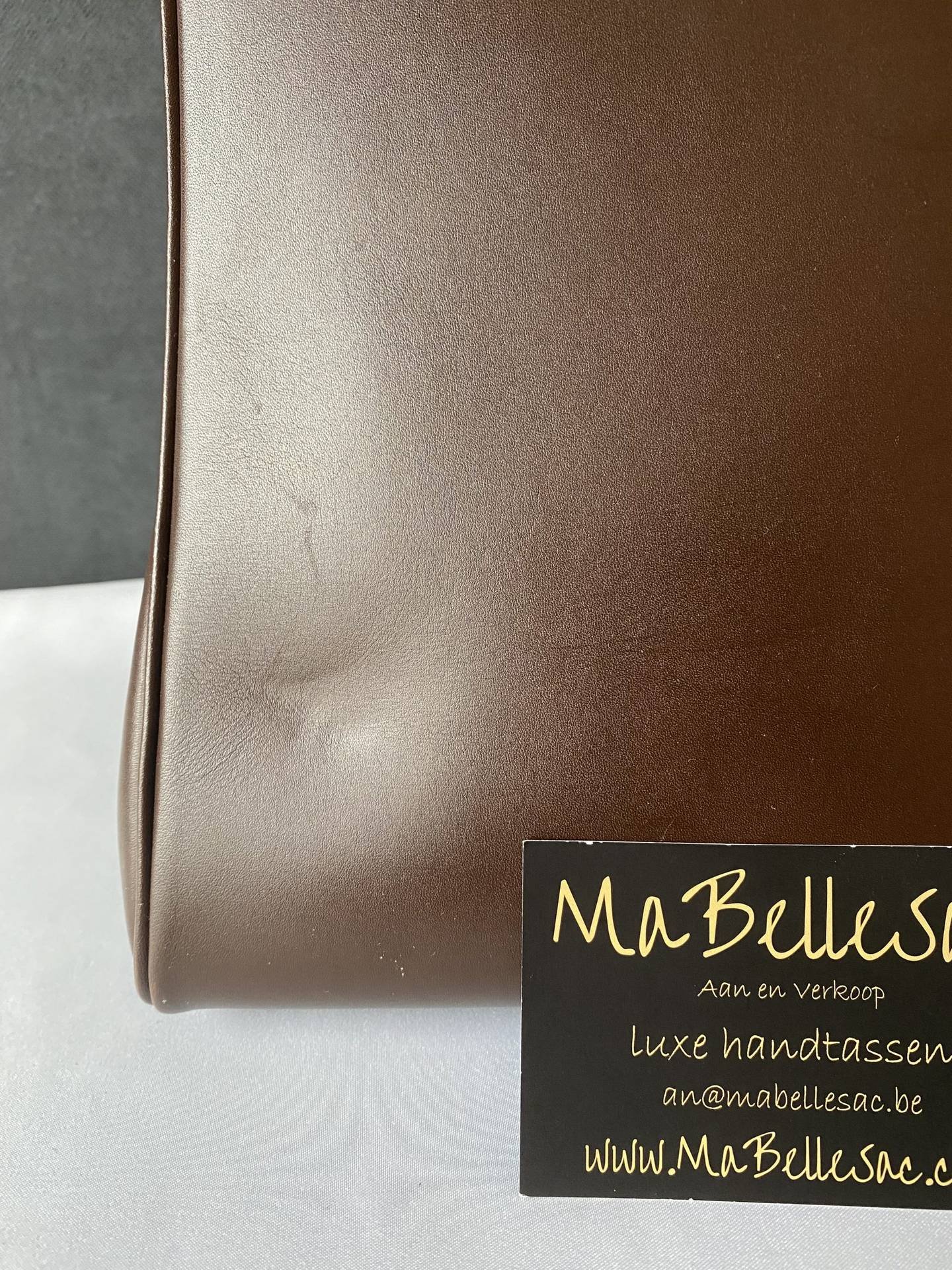Delvaux Brillant MM chocolate brown - MaBelleSac