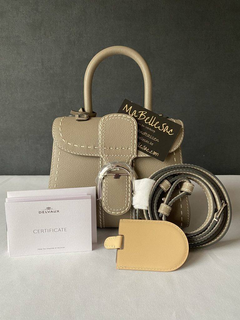 Delvaux Brillant Mini S Rodéo Surpiqué - MaBelleSac