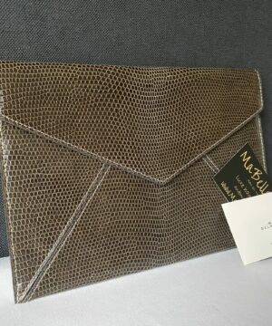 Delvaux Pochette lézard