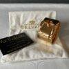 Delvaux gold colored metal bracelet .