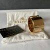 Delvaux gold colored metal bracelet . - Image 4