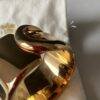 Delvaux gold colored metal bracelet . - Image 6