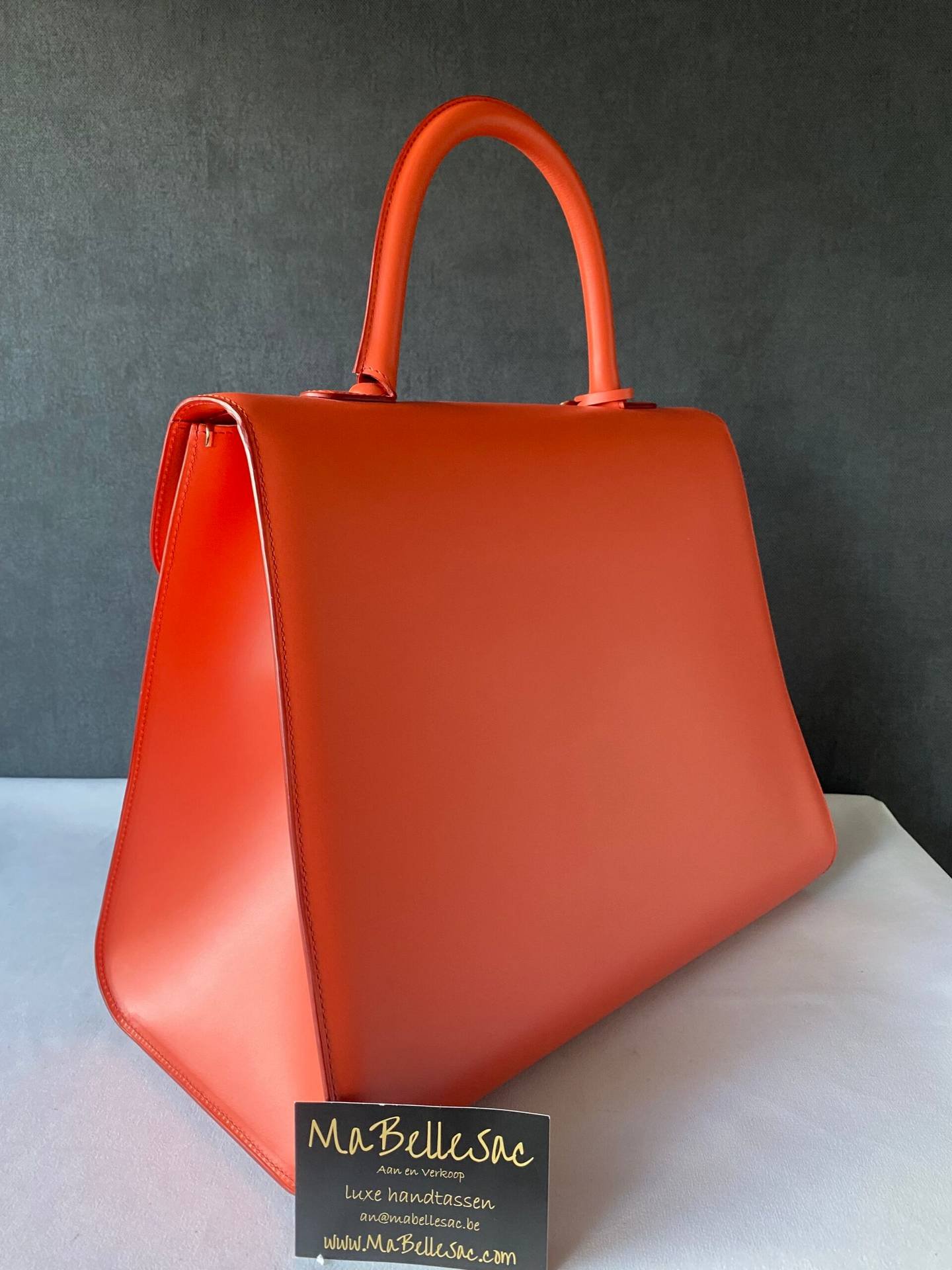 Delvaux Le Madame GM Polo Red - MaBelleSac
