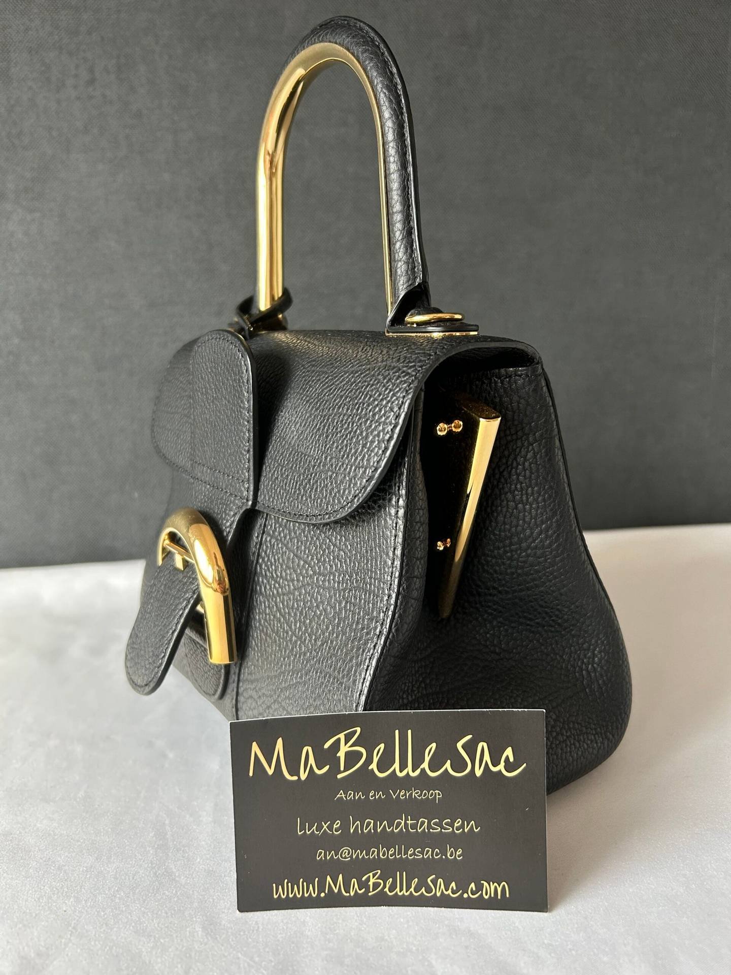 Delvaux Brillant Black Mini S metal - MaBelleSac