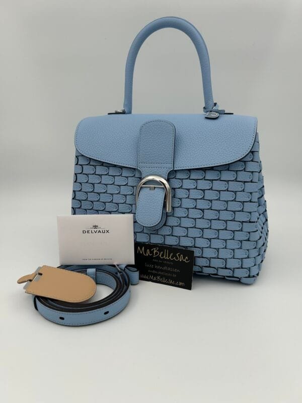 Delvaux Brillant MM Arsenal Azure