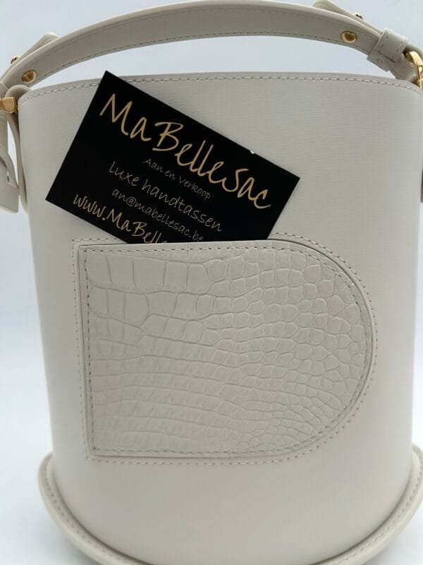 Delvaux Pin mini bucket bag croco - Image 7