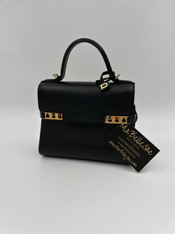 Delvaux Tempête Small zwart gemstone - Afbeelding 3