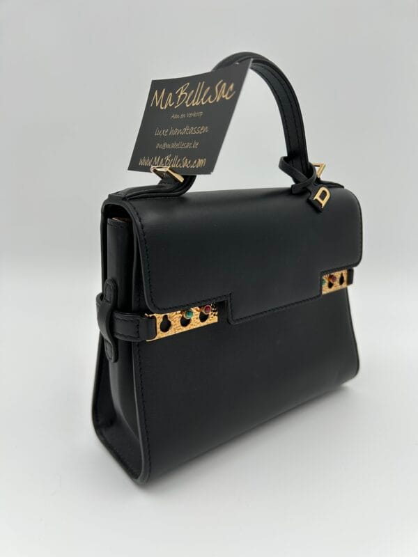 Delvaux Tempête Small zwart gemstone - Afbeelding 4
