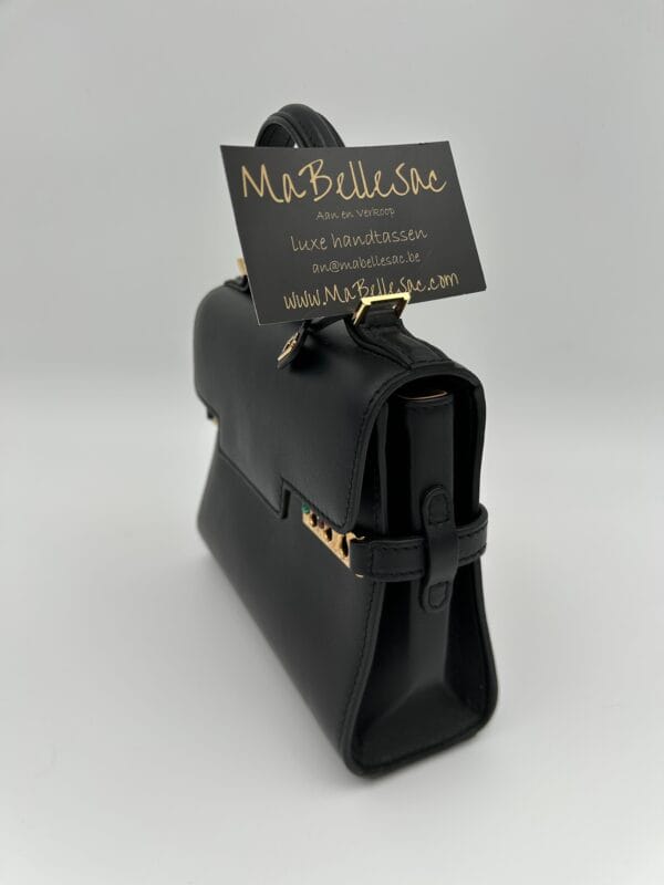 Delvaux Tempête Small zwart gemstone - Afbeelding 5