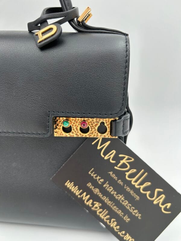 Delvaux Tempête Small zwart gemstone - Afbeelding 10