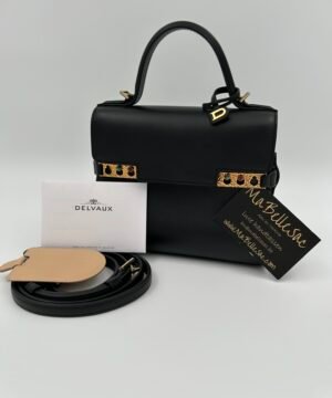 Delvaux Tempête Small zwart gemstone