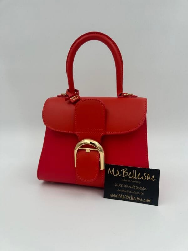 Delvaux Brillant Mini S Camaïeux rood - Afbeelding 3
