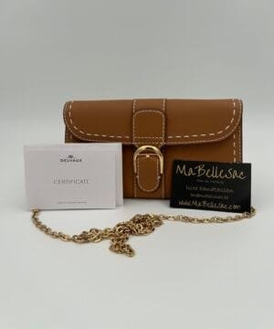 Delvaux Brillant long wallet chain Surpique