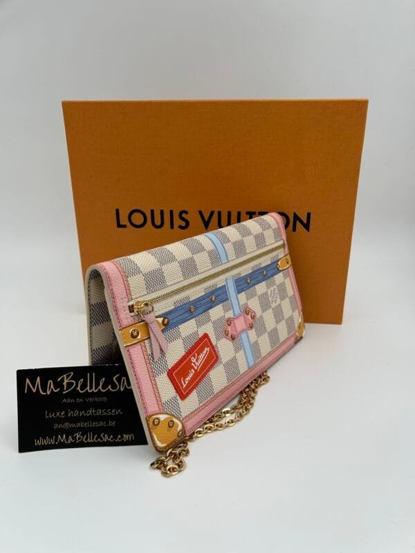 Louis Vuitton Trunk Damier Azur wallet - Afbeelding 3