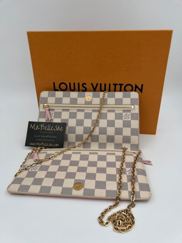 Louis Vuitton Trunk Damier Azur wallet - Afbeelding 5