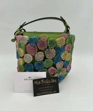 Delvaux Le Pin mini Bucket bag Pompon