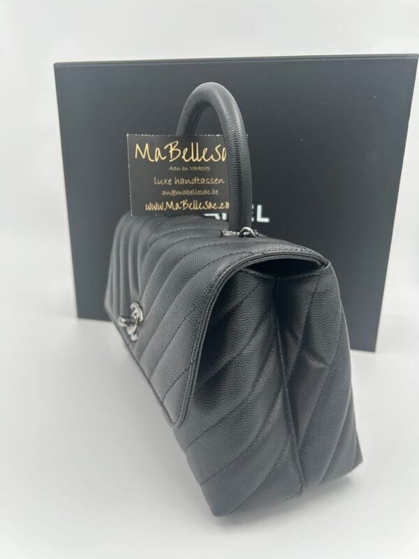 Chanel Top handle mini chevron - Image 5