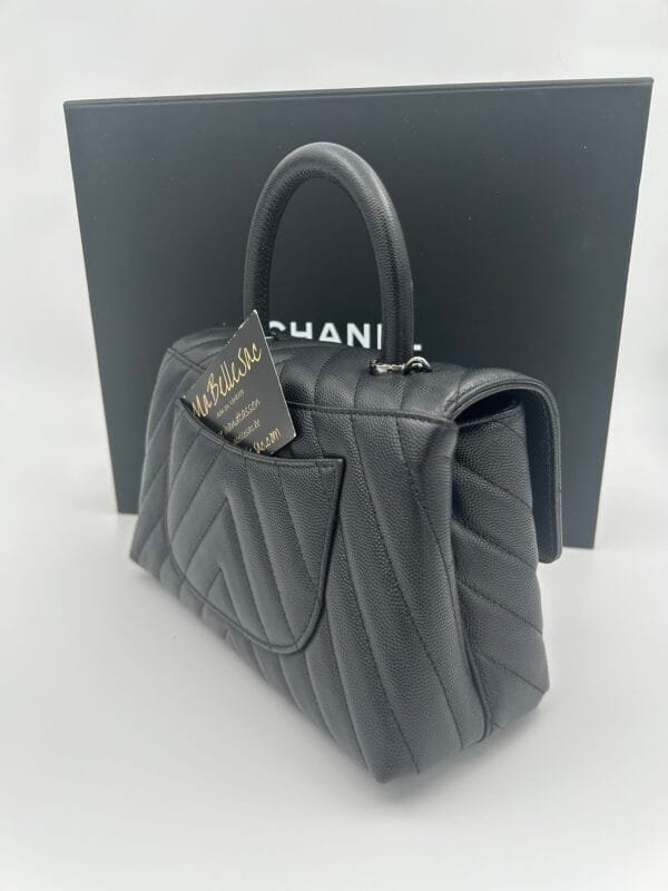 Chanel Top handle mini chevron - Image 8