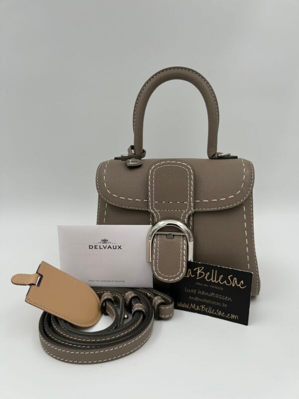 Delvaux Brillant Mini S Surpiqué