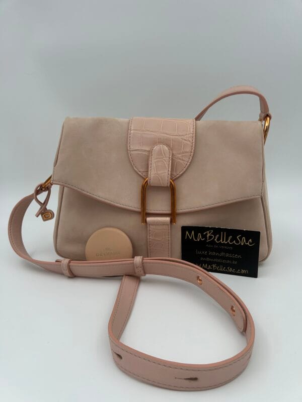 Delvaux Givry Pm Cheyenne / alligator Nude