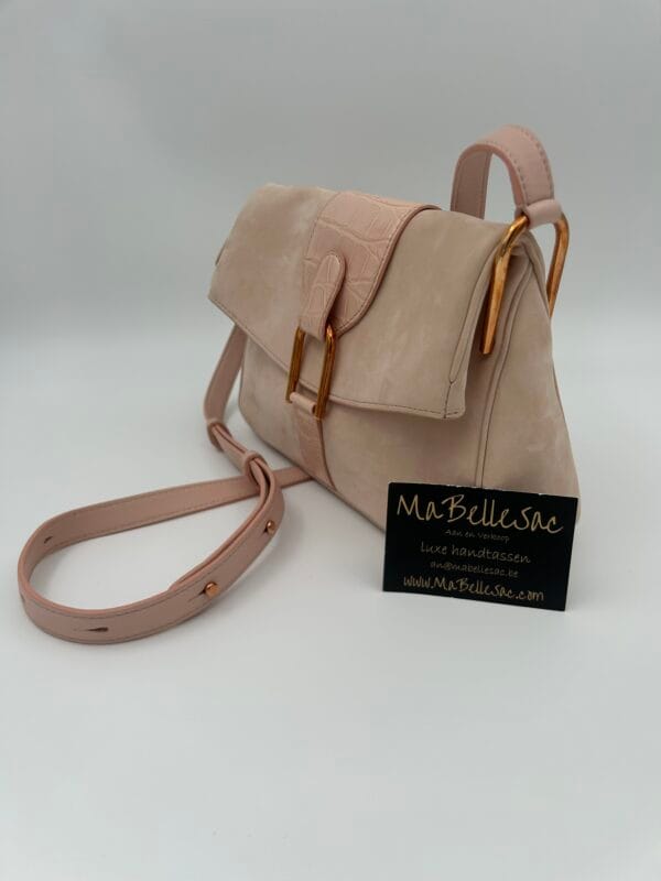 Delvaux Givry Pm Cheyenne / alligator Nude - Afbeelding 3