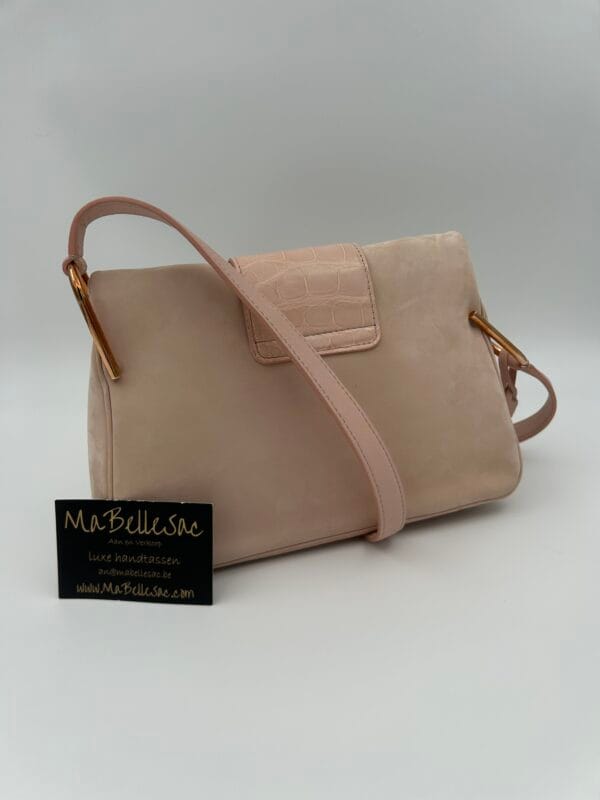 Delvaux Givry Pm Cheyenne / alligator Nude - Afbeelding 4