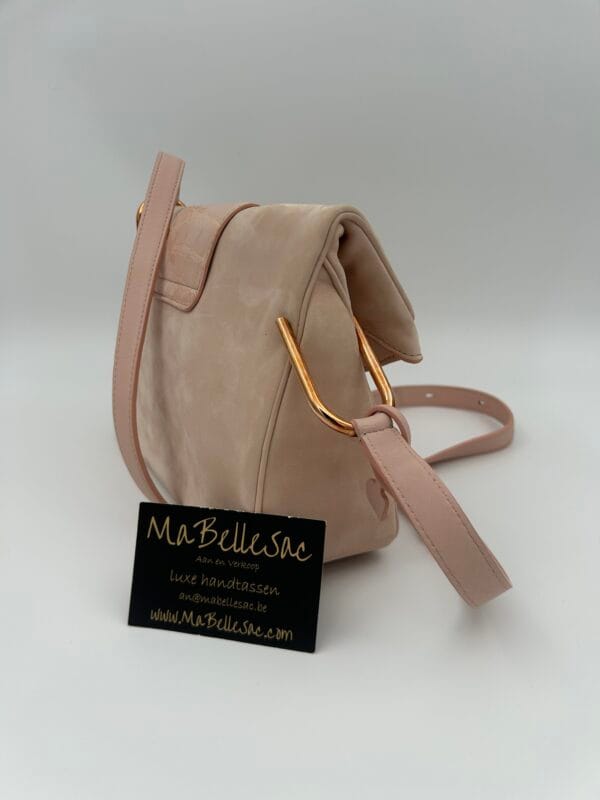 Delvaux Givry Pm Cheyenne / alligator Nude - Afbeelding 5