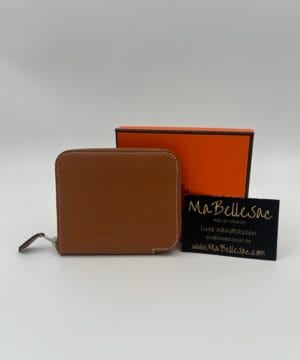 Hermès portefeuille silk in compact