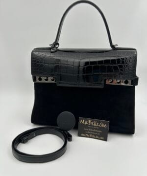Delvaux Tempête GM Alligator/Suede
