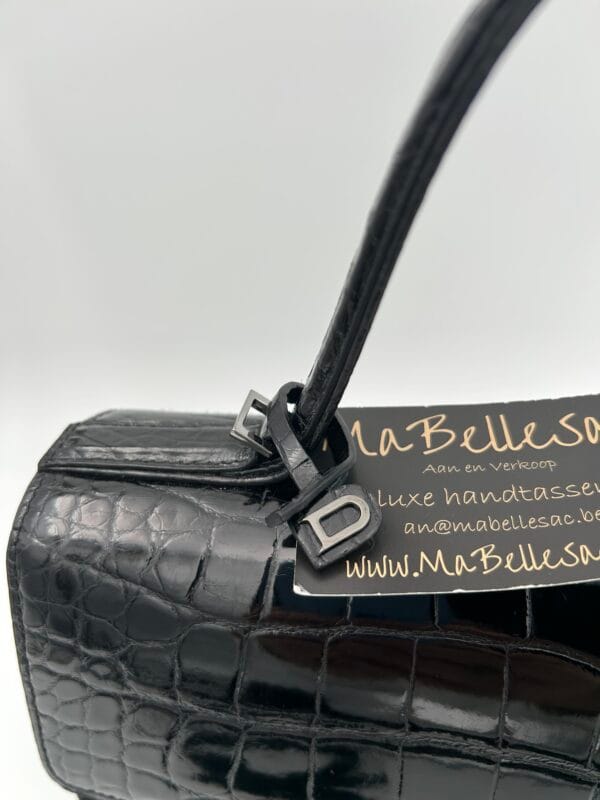Delvaux Tempête GM Alligator/Suede - Image 8