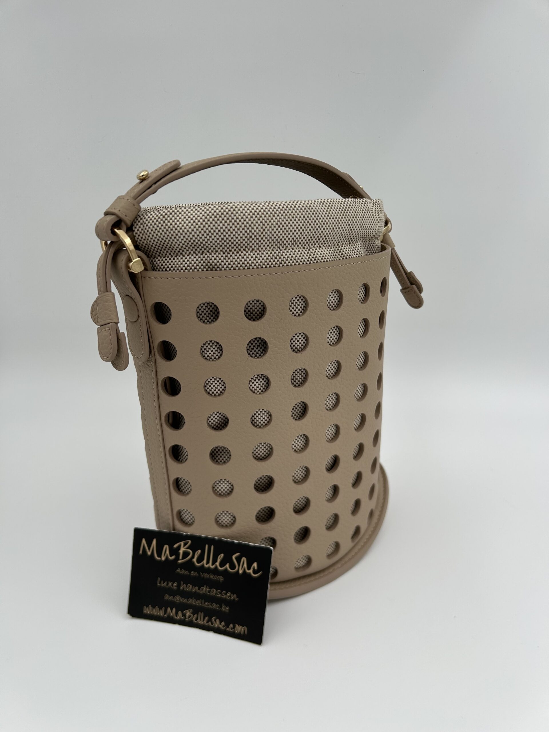 Delvaux Pin Mini Bucket Airess sirocco - Afbeelding 6