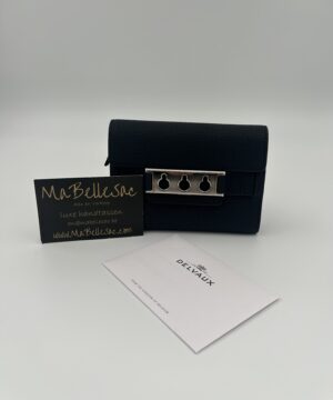 Delvaux Tempête compact wallet midnight