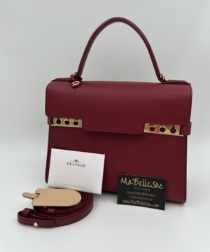 Delvaux Tempête MM Burgundy