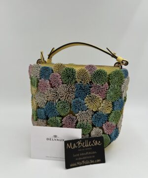 Delvaux Le Pin mini Bucket bag Pompon