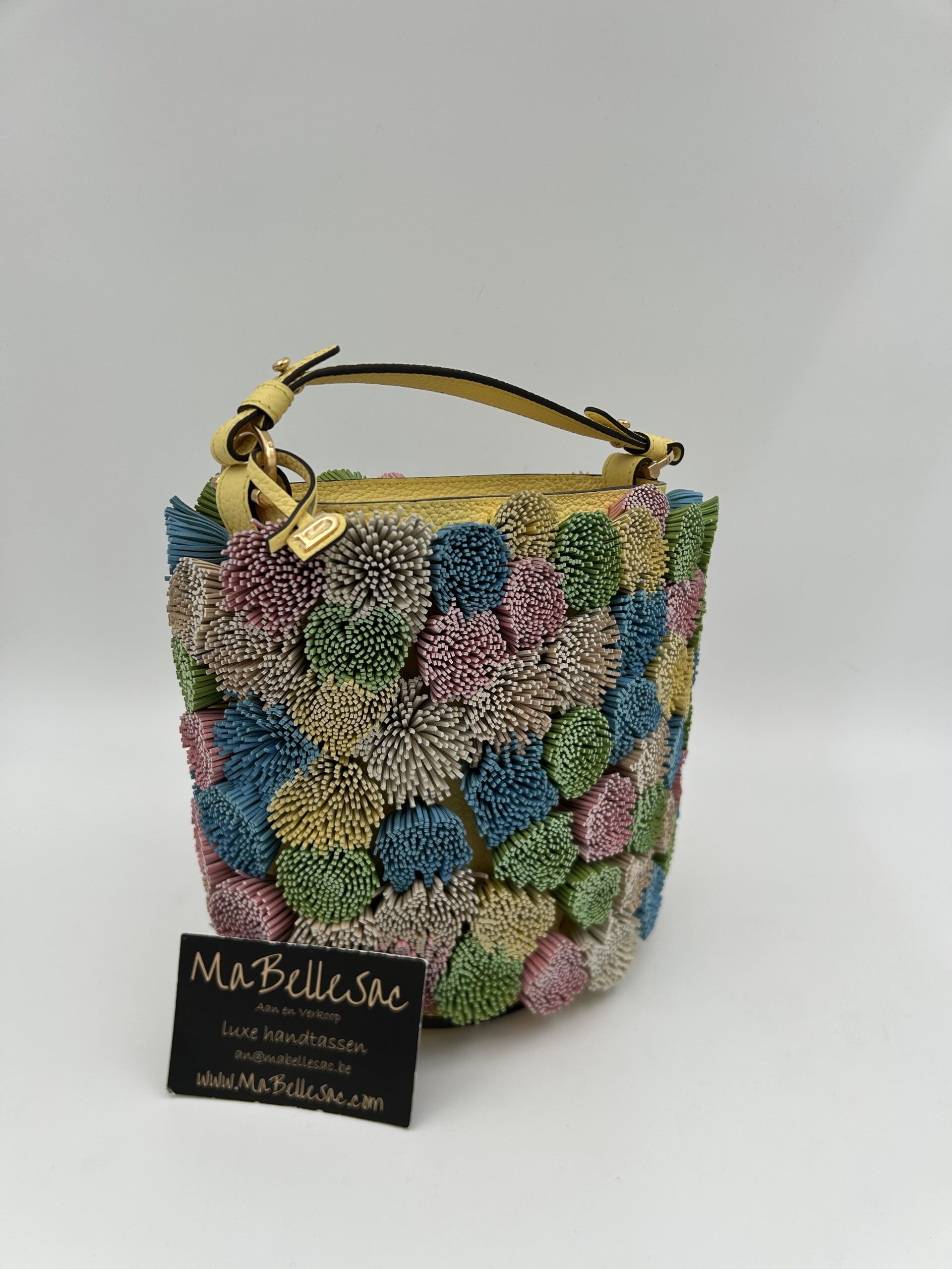 Delvaux Le Pin mini Bucket bag Pompon - Afbeelding 3