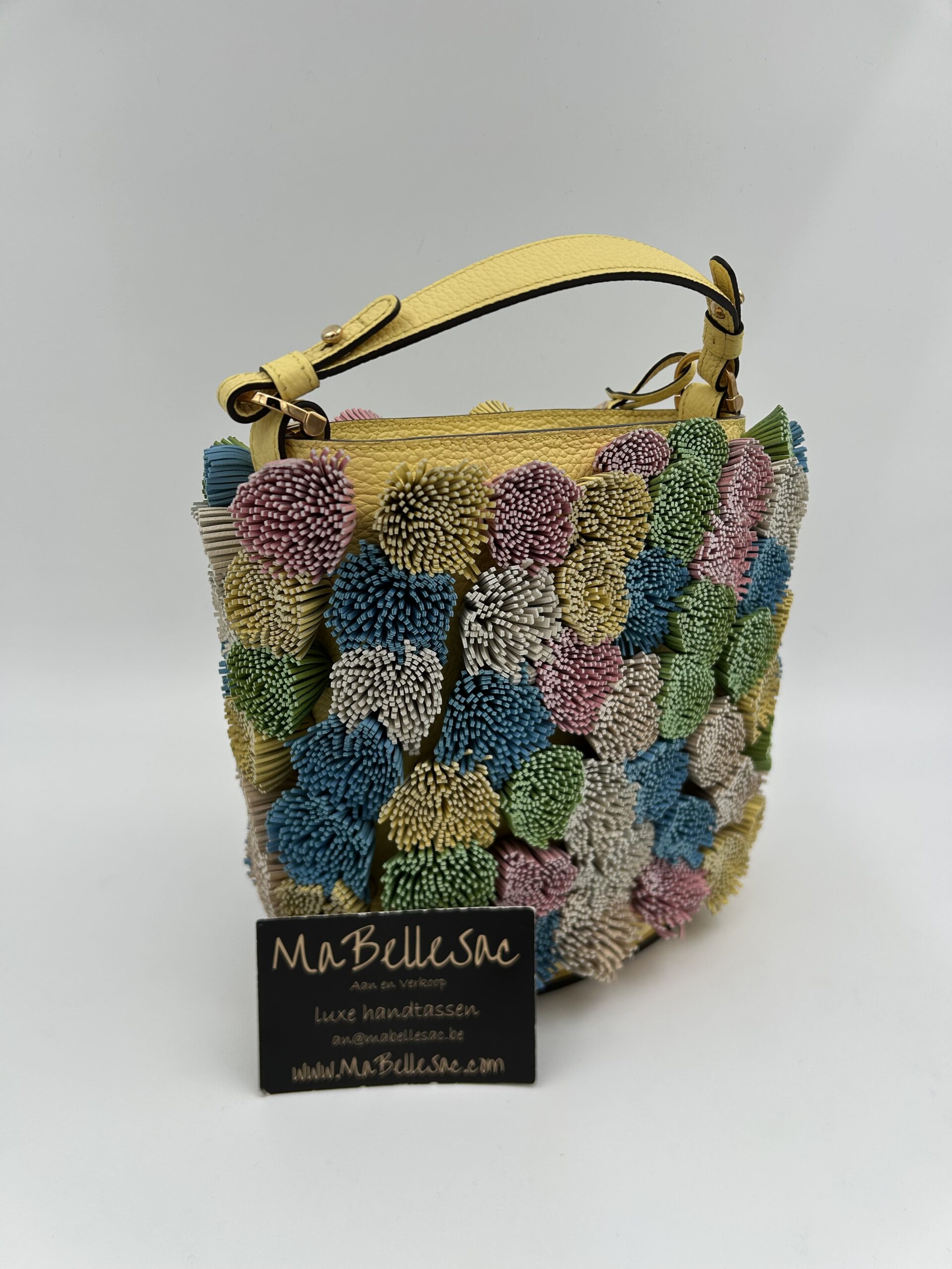 Delvaux Le Pin mini Bucket bag Pompon - Afbeelding 5