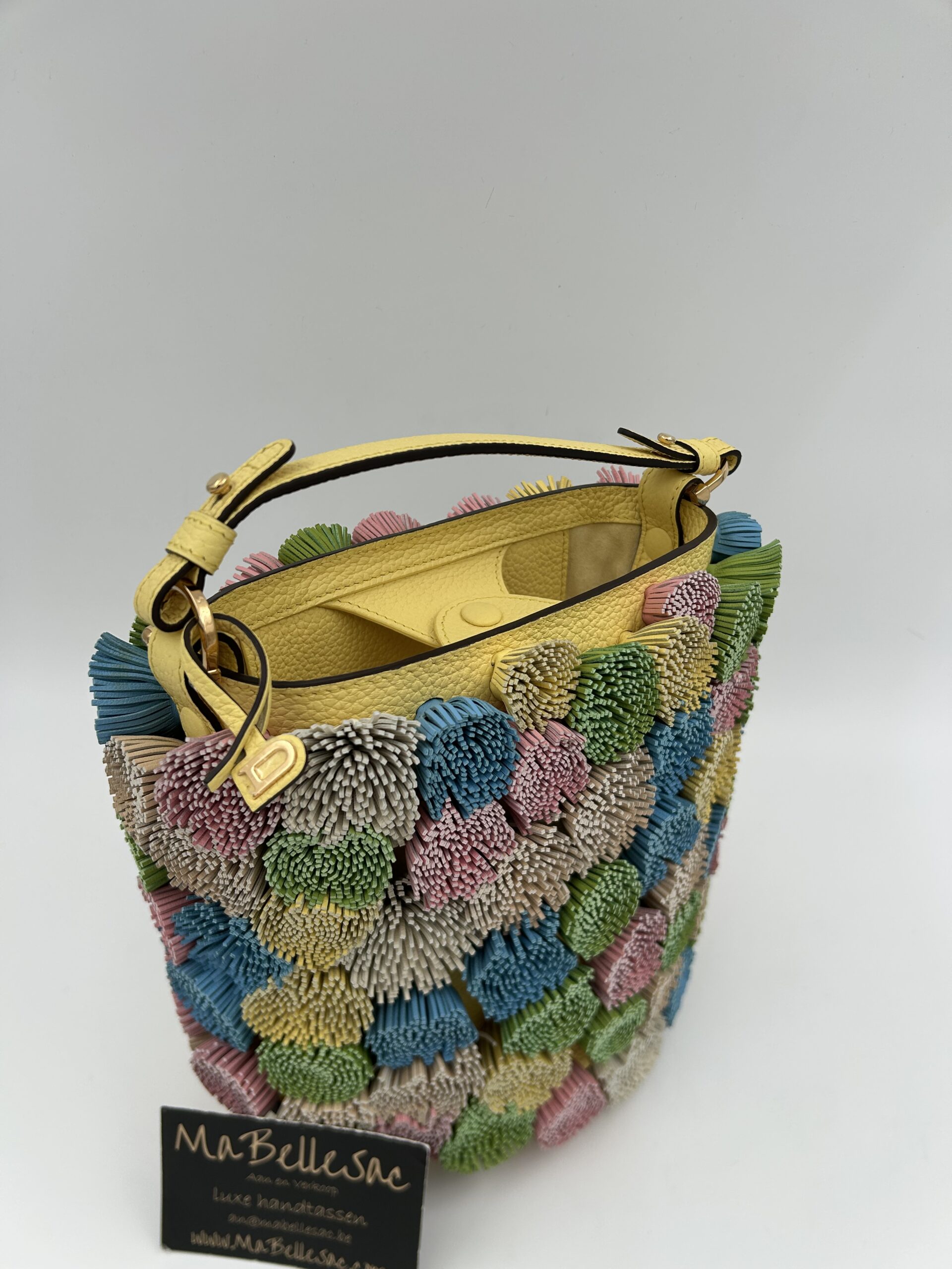 Delvaux Le Pin mini Bucket bag Pompon - Afbeelding 8
